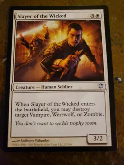 Slayer Of The Wicked Innistrad Mtg Card Mint Condition - Image 1