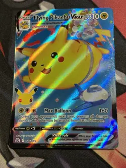 Flying Pikachu VMAX - 007/025 - Pokemon Celebrations Sword Shield Rare Card NM - Image 1