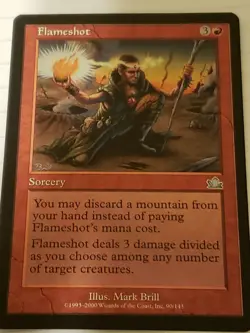 Flameshot Prophecy Mtg Card Mint Condition - Image 1