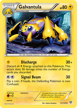 Galvantula 51/135 Uncommon | Plasma Storm | Pokemon Card - Image 1