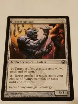 Golem Artisan Scars Of Mirrodin Mtg Card Mint Condition - Image 1