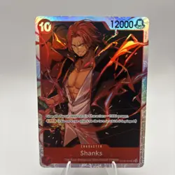 ONE PIECE CARD GAME SHANKS OP09-004 SR ENGLISH PLAYSET X2 - Image 3