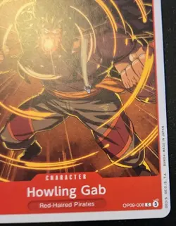 Howling Gab OP09-006 Common Emperors In The New World One Piece Card Game - Image 5