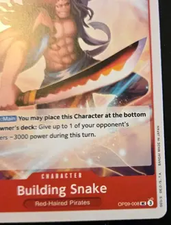 Building Snake OP09-008 Uncommon Emperors In The New World One Piece Card Game - Image 5