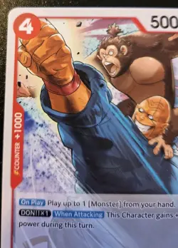 Bonk Punch OP09-010 Common Emperors In The New World One Piece Card Game - Image 2