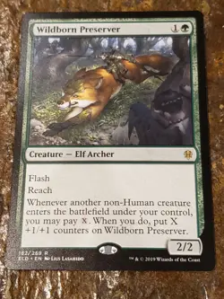 Wildborn preserver Throne of Eldraine Mtg Card - Image 1