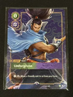 Riftbound YASUO Unforgiven METAL Card Houston Prize Wall Exclusive Promo 1 Of 35 - Image 1