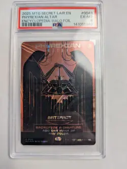 GRADED PSA 6 Phyrexian Altar (Halo Foil) Secret Lair Countdown Kit Foil - Image 1
