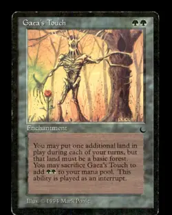 Gaea's Touch LP Light Play The Dark MTG [6694] - Image 1