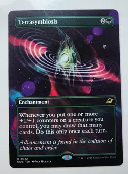 Mtg Edge Of Eternities Terrasymbiosis Borderless NM - Image 1