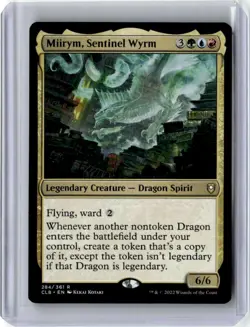 2022 Battle for Baldur's Gate Miirym, Sentinel Wyrm Rare #284 - Image 1