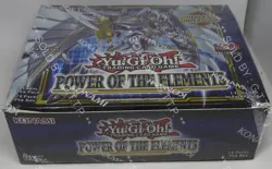 YUGIOH! POWER OF THE ELEMENTS BOOSTER (24 PACKS) 1st EDITION - Image 2