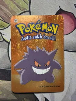 Pokemon Nintendo Pocket Monsters Vending Prism Holo Sticker Gengar - Image 1