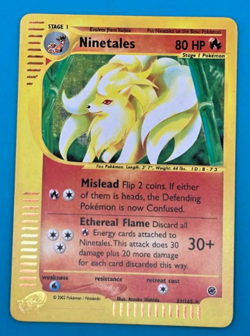 Ninetales 21/165 Holo Rare Expedition Set E-Series - Pokemon Card - Image 1