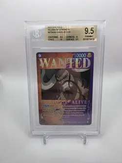 BGS 9.5 One Piece Pillars of Strength Wanted Poster Kaido SP ST04-003 - Image 1