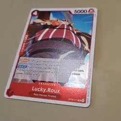 One Piece Lucky.Roux (OP09-015/229) OP09 Emperors in the New World NM FOIL CCG - Image 3