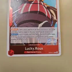 One Piece Lucky.Roux (OP09-015/229) OP09 Emperors in the New World NM FOIL CCG - Image 5