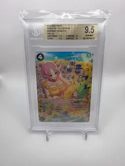 BGS 9.5 One Piece TCG Wings of the Captain Rebecca SP OP05-091 - Image 1