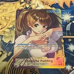 One Piece EN OP08-058 Charlotte Pudding L two legends Alt Art NM-MT - Image 1