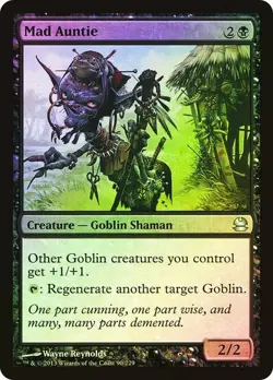 Mad Auntie -Foil NM/M MTG Modern Masters goblins commander - Image 1