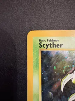 Pokemon TCG Scyther 2nd Edition Holo Card #17/130 WOTC LP Vintage - Image 3