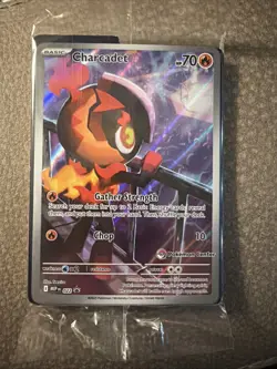 2025 Charcadet 022 Pokemon Center ETB Phantasmal Flames Stamped Promo Sealed NM✅ - Image 1