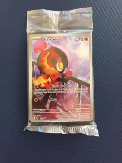 Charcadet 022 Pokemon Center Phantasmal Flames ETB Stamped Promo SEALED NM - Image 1