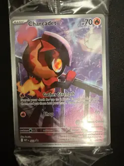 Charcadet Pokemon Center Phantasmal Flames ETB Promo 022 NM SEALED - Image 1