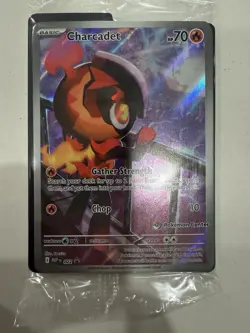 Charcadet Pokemon Center Phantasmal Flames ETB Promo 022 NM SEALED - Image 1