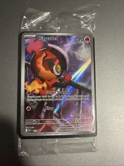 2025 Charcadet 022 Pokemon Center ETB Phantasmal Flames Stamped Promo Sealed NM - Image 1