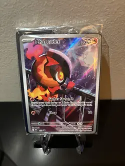 2025 Charcadet 022 Pokemon Center ETB Phantasmal Flames Stamped Promo Sealed NM✅ - Image 1