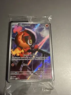2025 Charcadet 022 Pokemon Center ETB Phantasmal Flames Stamped Promo Sealed NM - Image 1