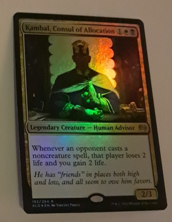 Kambal, Consul of Allocation FOIL LP MTG Kaladesh Magic the Gathering - Image 1