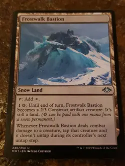 Frostwalk Bastion Modern horizons Mtg Card Mint Condition - Image 1