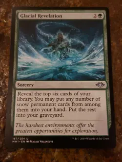 Glacial Revelation Modern horizons Mtg Card Mint Condition - Image 1