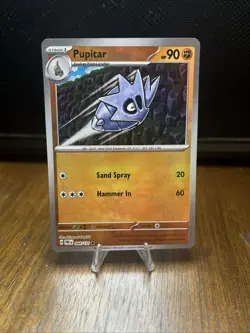Pupitar (Master Ball Pattern) 048/131 Pokemon TCG Prismatic Evolutions Holo Card - Image 1