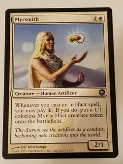 Myrsmith Scars Of Mirrodin Mtg Card Mint Condition - Image 1