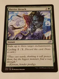 Barrier breach Ikoria lair Of Behemoths Mtg Card Mint Condition - Image 1