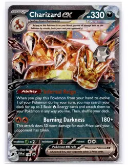 Charizard ex Promo SV: Scarlet & Violet Promo Cards 196 LP-NM - Image 1