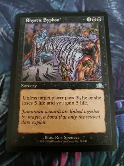Rhystic Syphon Prophecy Mtg Card Mint Condition - Image 1