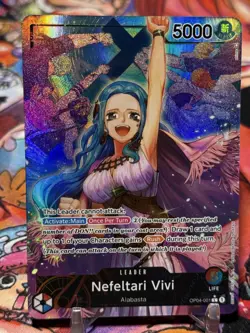NEFELTARI VIVI - One Piece OP04-001 - AAL Alt Art Leader - Kingdoms of Intrigue - Image 1