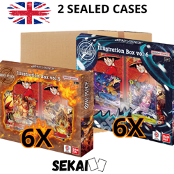 ONE PIECE ILLUSTRATION BOX IB05 + IB06 - 2 SEALED CASE 6 + 6 ENGLISH ENG IB 5 6 - Image 1