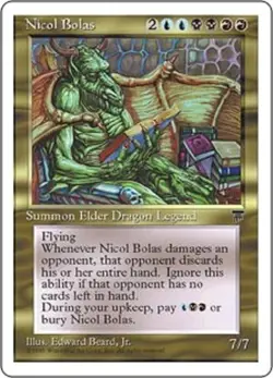 1 x Nicol Bolas - Chronicles - NM-Mint - MTG - Image 1