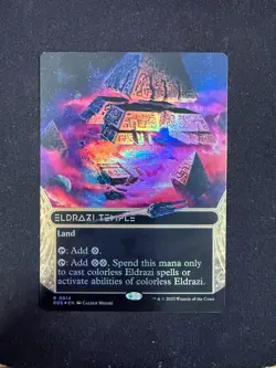 Eldrazi Temple (BORDERLESS FOIL) - Edge of Eternities - Magic - Image 1