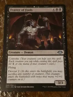 Feaster Of Fools Modern horizons Mtg Card Mint Condition - Image 1