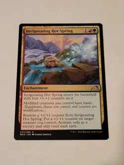 MTG Invigorating Hot Spring Kamigawa: Neon Dynasty 223/302 Regular Uncommon - Image 1