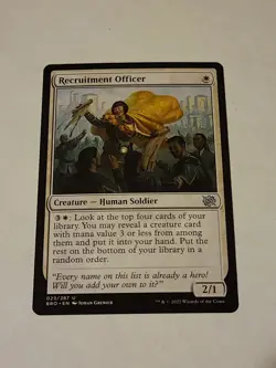 MTG Recruitment Officer The Brothers' War 023/287 Regular Uncommon - Image 1