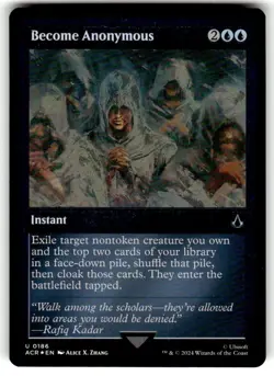 Become Anonymous - Foil Etched Assassin's Creed NM MTG - Image 1