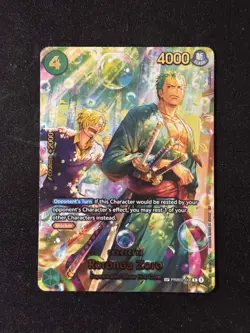 Roronoa Zoro - PRB02-006 (SP) PRB02-006 The Azure Sea's Seven Foil - Image 4