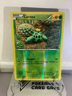 Pokemon TCG Cacnea 4/162 Reverse Holo Common XY BREAKthrough NM - Image 1